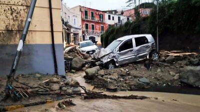 '13 people missing' after torrential rain causes landslide on Italian island of Ischia