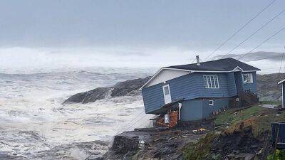 Fiona: Homes washed into the sea and thousands without power as storm batters Canada
