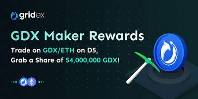 Gridex Protocol's Native Token, GDX, Surges by Over 422% in 24 Hours After Listing on D5 Exchange